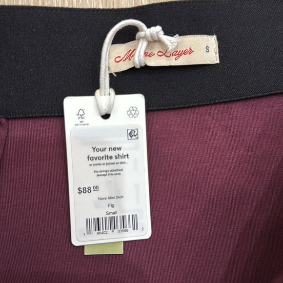 NWT Marine Layer Nova Mini Skirt S Fig - Picture 6 of 13